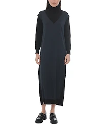 Point Mixed Media Dress