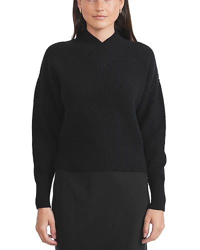 Point Chunky Knit Sweater