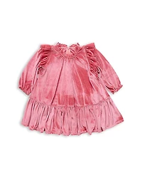 Pink Chicken Girls' Harper Velour Dress