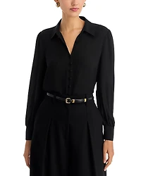 T Tahari Button Up Blouse