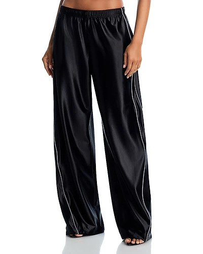 alexanderwang. t Mid Rise Trackpants With Reflective Piping