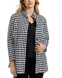 Foxcroft Plus Carolina Houndstooth Shirt