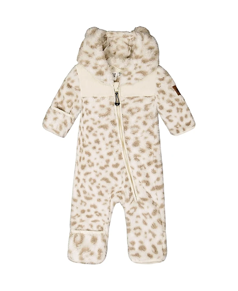 Deux par Deux Girls' Mid-Season Plush One Piece Outerwear - Baby