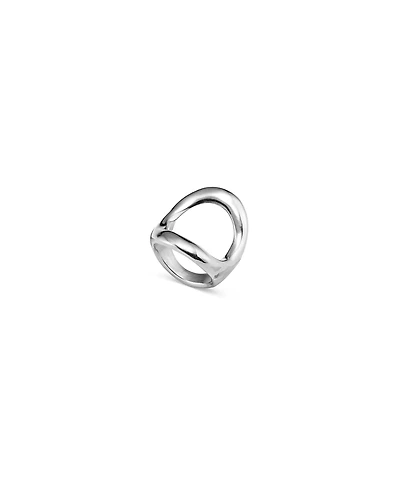 UNOde50 Sterling Silver-Plated Ring with Large Central Oval