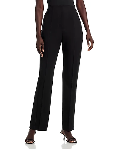 Boss Tanjana Wool Blend Straight Pants