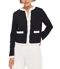 Mint Velvet Women's Crochet Cotton Blend Jacket