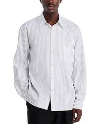 Helmut Lang Relaxed Fit Button Front Shirt