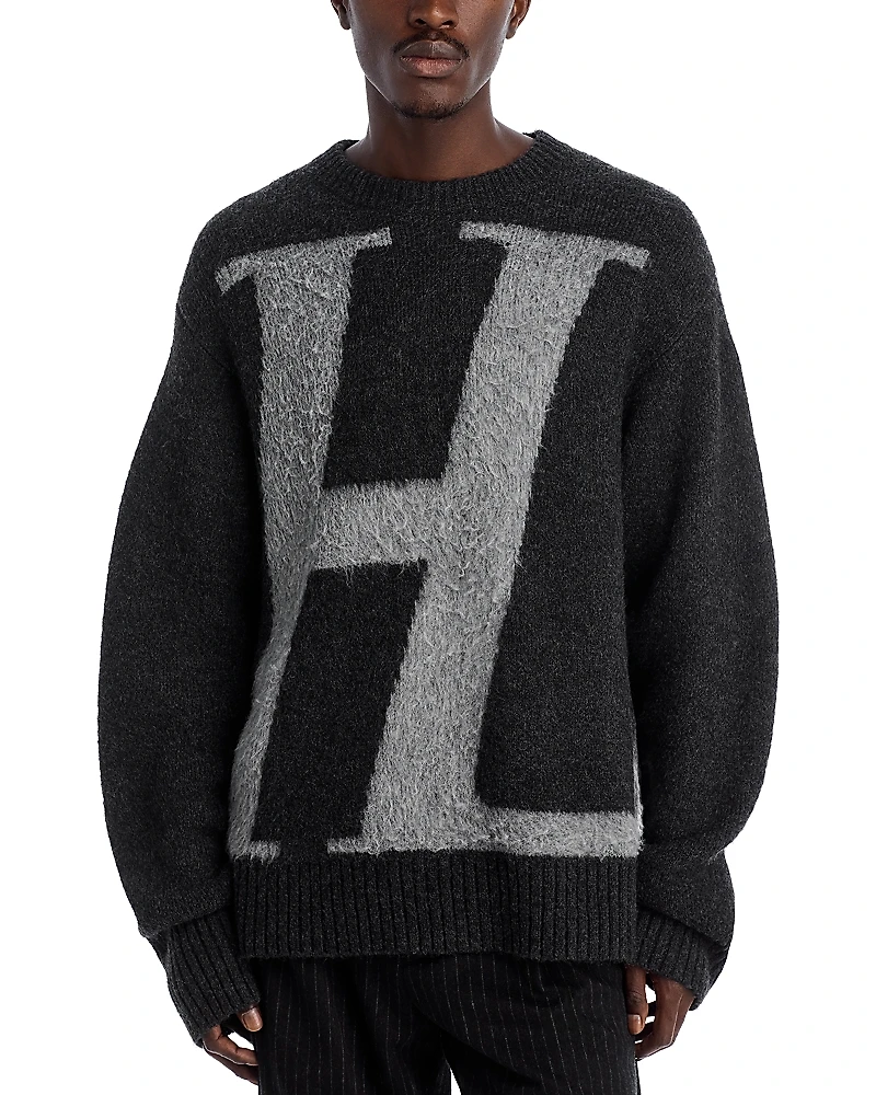 Helmut Lang Rambo Relaxed Fit Logo Sweater