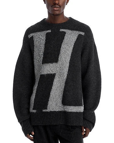 Helmut Lang Rambo Relaxed Fit Logo Sweater