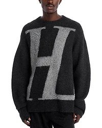 Helmut Lang Rambo Relaxed Fit Logo Sweater