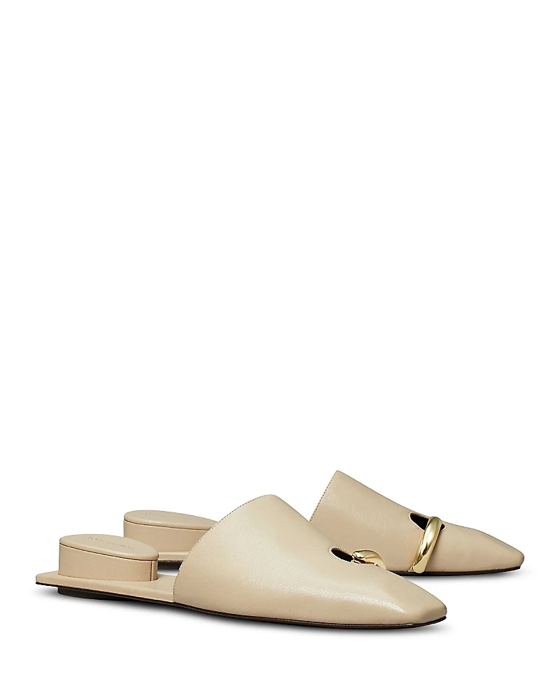 Tory Burch Women's Pierced Leather Mules