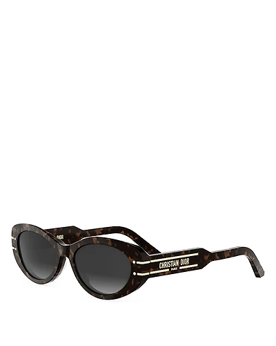 Dior DiorSignature B8U Butterfly Sunglasses, 53 mm