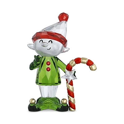 Swarovski Holiday Cheers Dulcis Elf and Candy Cane