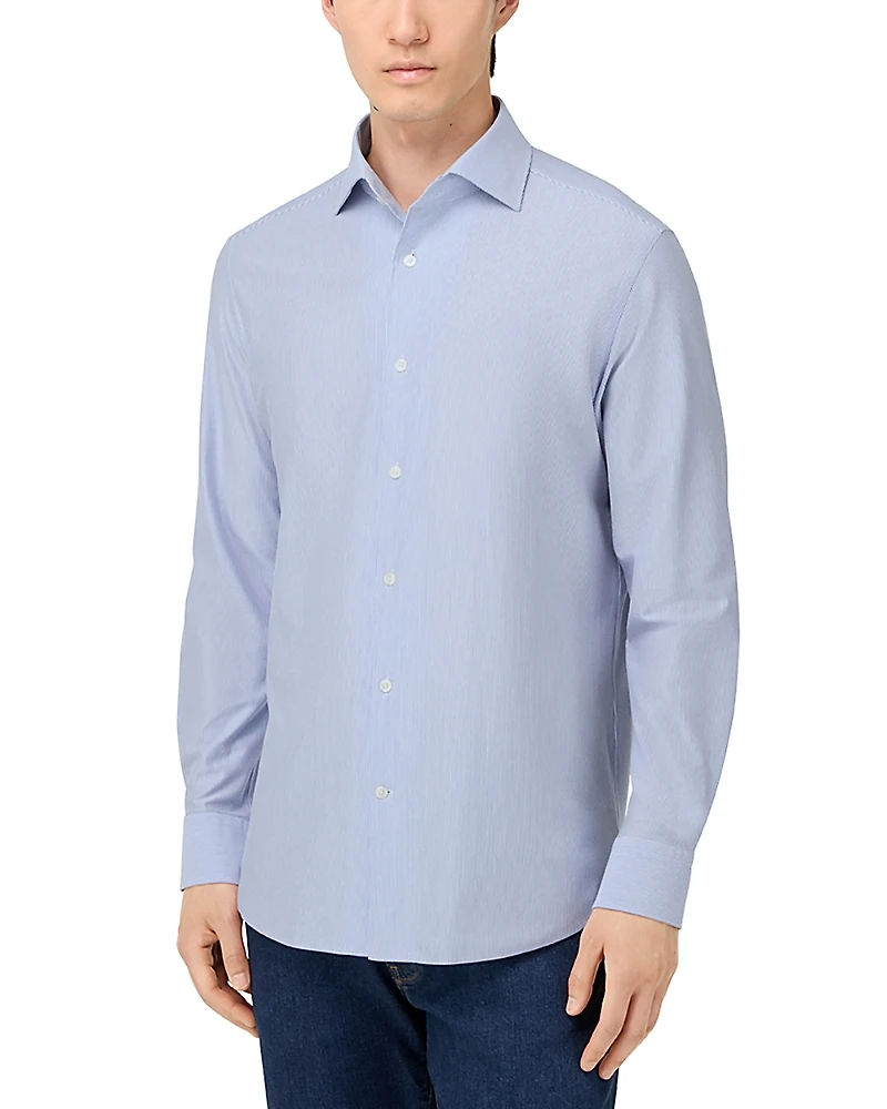 Boggi Milano Regular Fit Japanese Jersey Polo Shirt