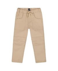 Deux par Boys' Twill Jogger Pants with Patch Pockets - Baby