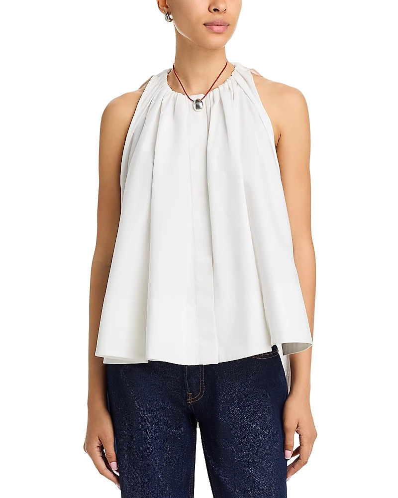 Co Gathered Tunic Top