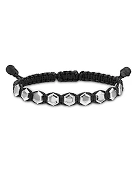 Men's Faceted Woven Bracelet