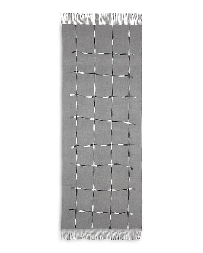 Fraas Punch Needle Windowpane Scarf