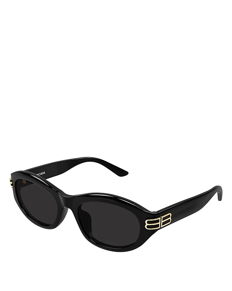 Balenciaga Oval Sunglasses, 55mm