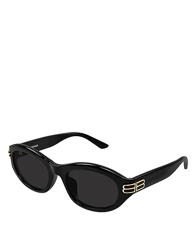 Balenciaga Oval Sunglasses, 55mm