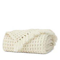 Boll & Branch Grand Waffle Merino Wool Throw Blanket