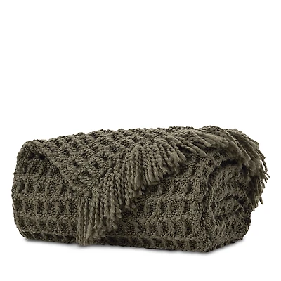 Boll & Branch Grand Waffle Merino Wool Throw Blanket