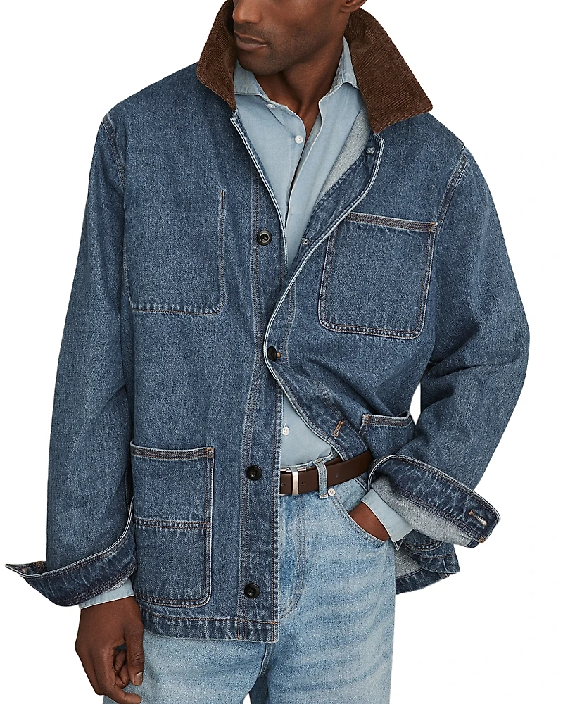 Reiss Marks Denim Worker Jacket