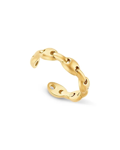 Zoe Chicco 14K Yellow Gold Heavy Metal Mariner Link Single Ear Cuff