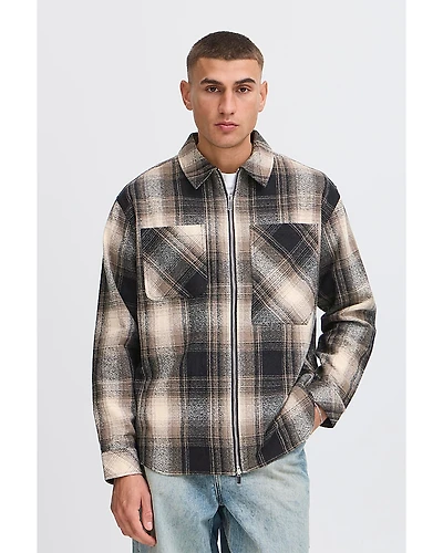 Solid! Rikki Plaid Zip Shirt