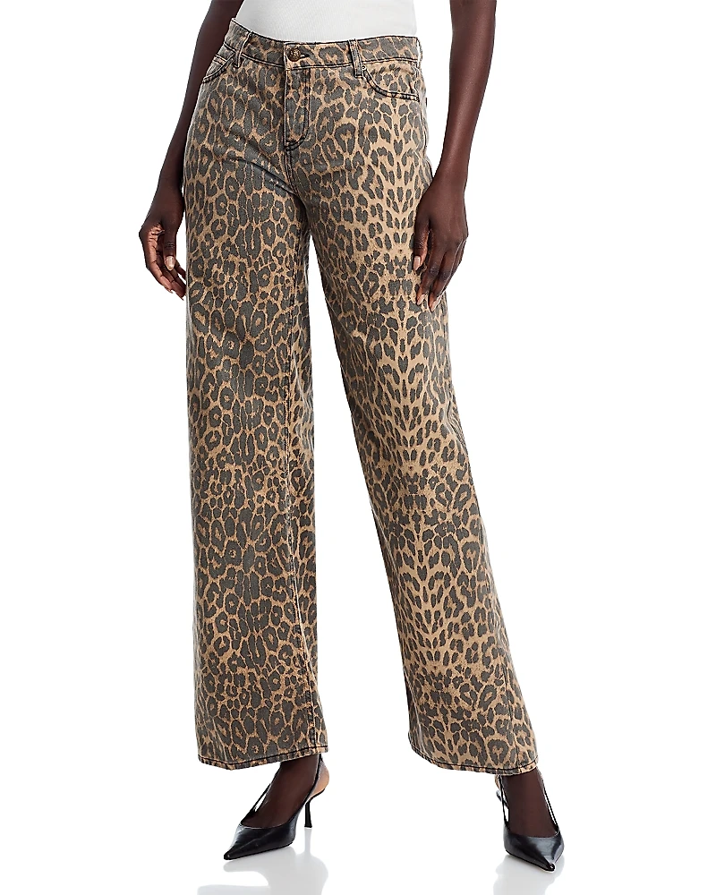 Kobi Halperin Joan Leopard Print Jeans