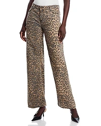 Kobi Halperin Joan Leopard Print Jeans