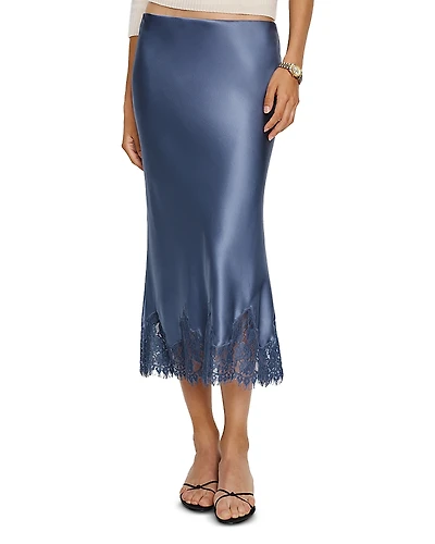 Reformation Carolina Silk Skirt