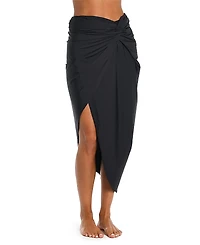 Sunshine 79 Solid Convertible Faux Wrap