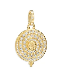 Temple St. Clair 18K Yellow Gold Fj Blue Moonstone & Diamond Lunar Glow Pendant