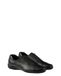 Prada Men's Toblach Laced Leather Shoes