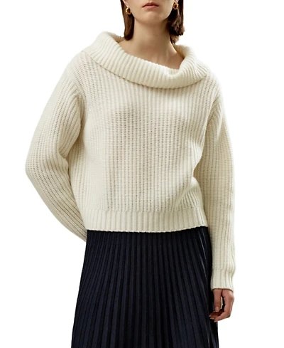 Lilysilk Wide Cowl Neck Sweater