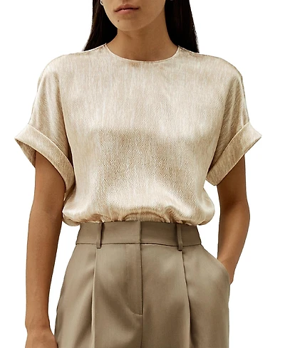 Lilysilk Pearl Satin Silk Top