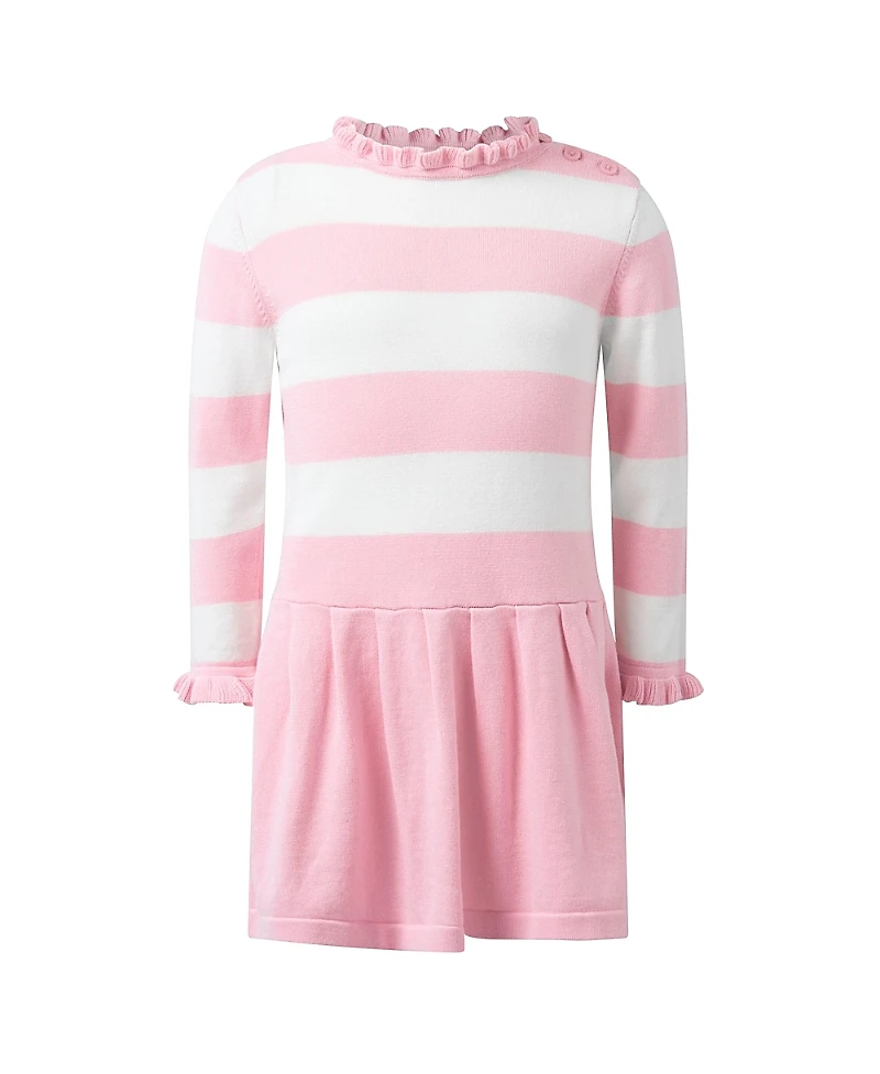 Rachel Riley Girls' Stripe Knit Dress - Little Kid, Big Kid