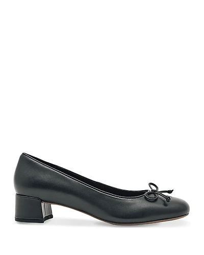 Reiss Women's Anna Heeled Ballet Pumps
