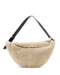 Allsaints Luna Shearling Shoulder Bag