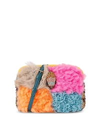 Kurt Geiger London Hoxton Medium Multicolor Faux Fur Camera Bag