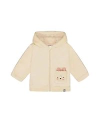 Deux par Girls' Plush Hooded Jacket - Baby