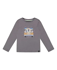 Deux par Deux Boys' Long Sleeve Organic Cotton Jersey Tee - Baby
