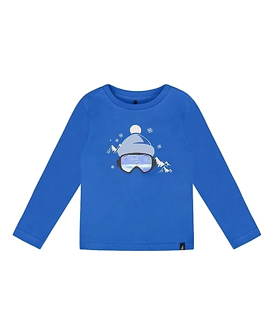 Deux par Boys' Long Sleeve Organic Cotton Jersey Tee - Baby