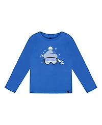 Deux par Boys' Long Sleeve Organic Cotton Jersey Tee - Baby