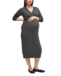 Ingrid & Isabel V Neck Sweater Maternity Dress