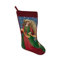 Sferra Needlepoint Holiday Stocking