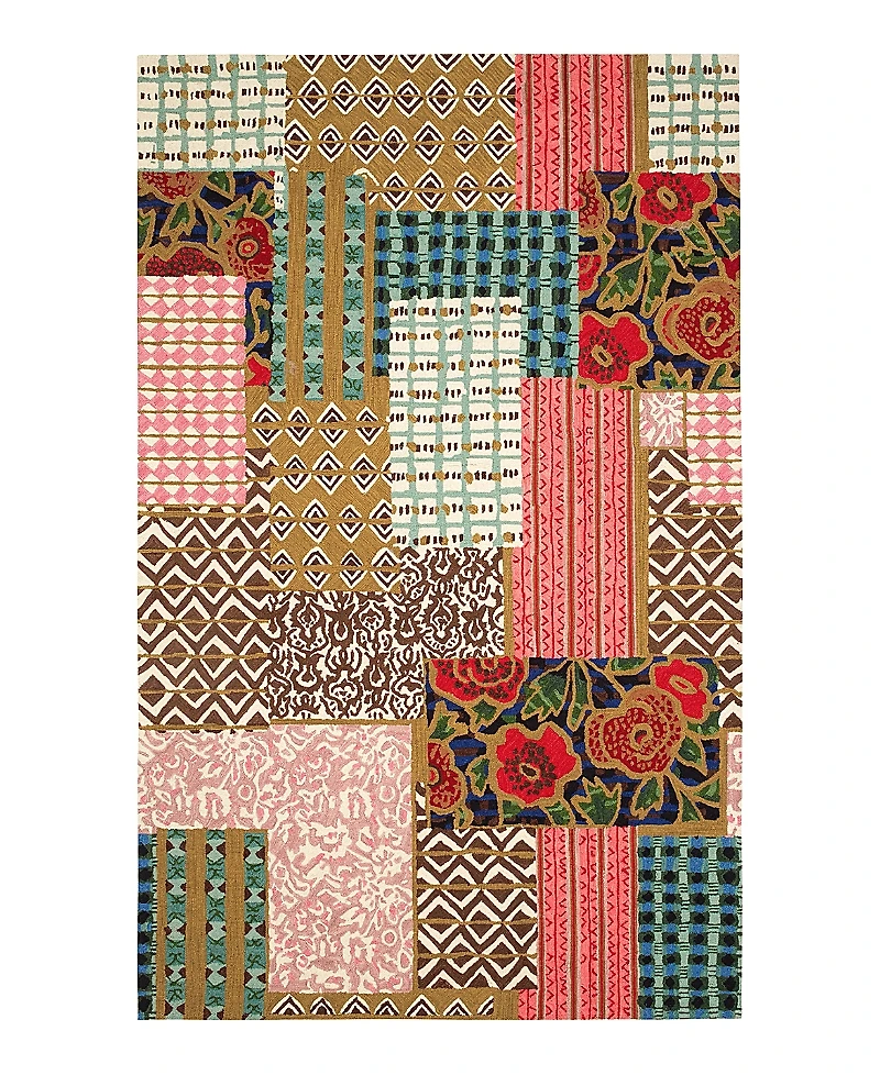 Dash Albert by Annie Selke DA1973 Elm Patchwork Area Rug