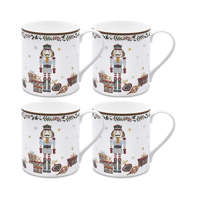 Prouna Nutcracker Mug, Set of 4
