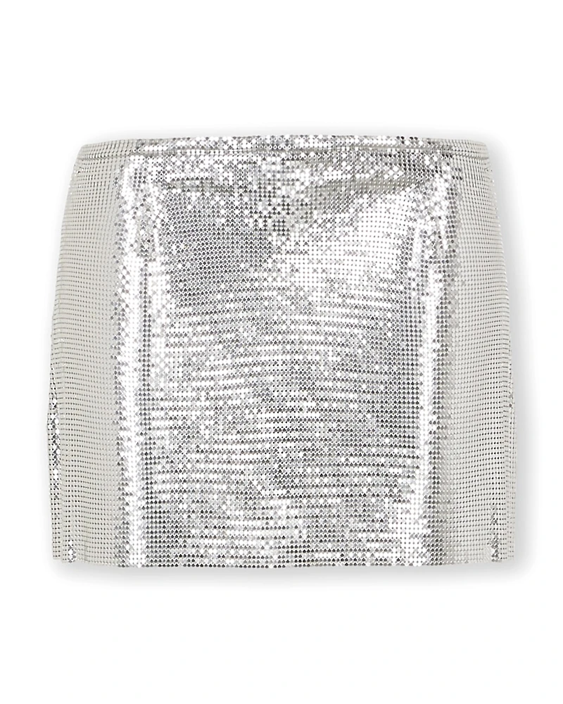 Rabanne Metal Mesh Mini Skirt